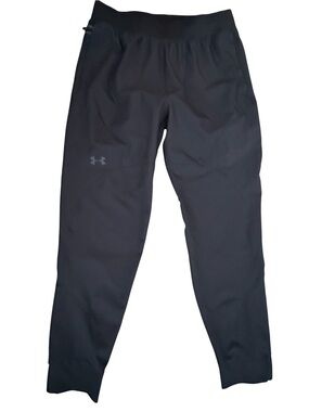 Under Armour Elite Sportstyle Joggers Sz M Black HeatGear Loose
